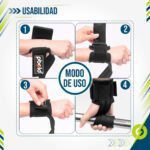 Straps Con Muñequeras Para Gym