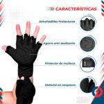 Guantes Para Gym Con Muñequeras