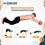Rueda Abdominal Estabilizadora Pro 4 Ruedas
