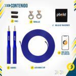 Lazo Cuerda Para Saltar Aluminio Con Rodamientos