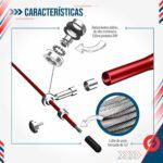 Lazo Cuerda Para Saltar Aluminio Con Rodamientos