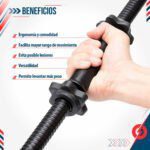 Barra Para Mancuernas Ajustables De Discos