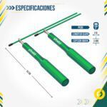 Lazo Cuerda Para Saltar Aluminio Con Rodamientos