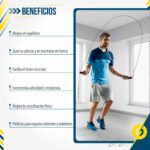 Lazo Cuerda Para Saltar Aluminio Con Rodamientos