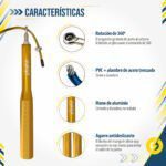Lazo Cuerda Para Saltar Aluminio Con Rodamientos