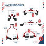 Agarres De Polea Para Gimnasio Ergonómicos Pro+
