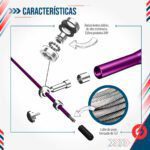 Lazo Cuerda Para Saltar Aluminio Con Rodamientos