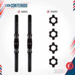Barra Para Mancuernas Ajustables De Discos