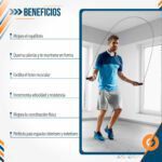 Lazo Cuerda Para Saltar Aluminio Con Rodamientos