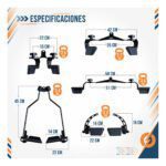 Agarres De Polea Para Gimnasio Ergonómicos Pro+