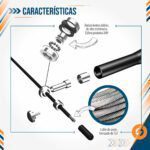 Lazo Cuerda Para Saltar Aluminio Con Rodamientos